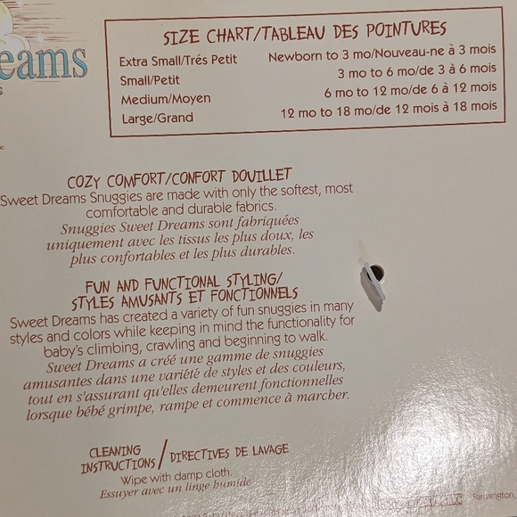 NEW Sweet Dreams Snuggies by Baby Deer Tiger Stripe Zip-up Booties Med 6-12m - Picture 6 of 9